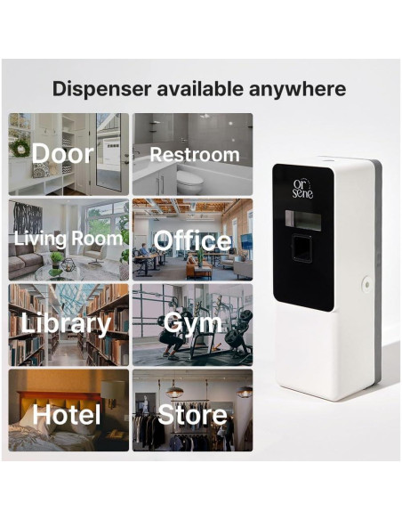 Dispensador Automático de Fragancia Orsene Gris - Programable