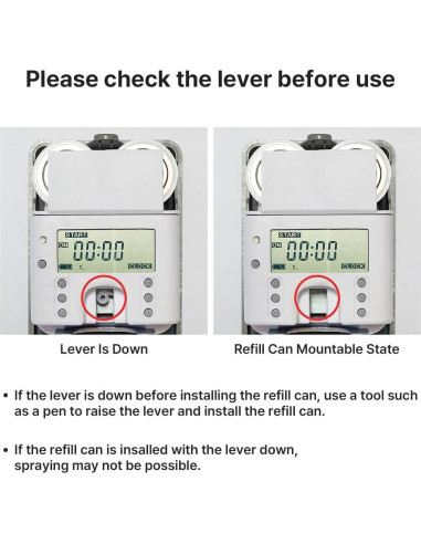 Dispensador Automático de Fragancia Orsene Gris - Programable