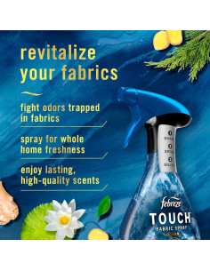 Spray de Tela Febreze Touch Océano y Montaña 478 ml Paquete 2 2