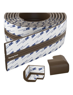 Protector de Esquina Roving Cove 2.74m para Chimenea Marrón