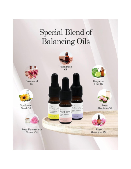 Aceite de Perfume Interior Lala Roseday Rosa 5ml - Cuidado Íntimo