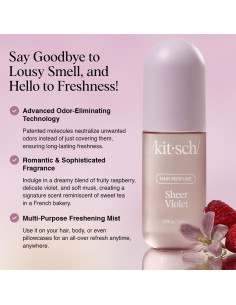 Perfume Capilar Kitsch 50ml - Aroma Frutal Violeta y Frambuesa 2