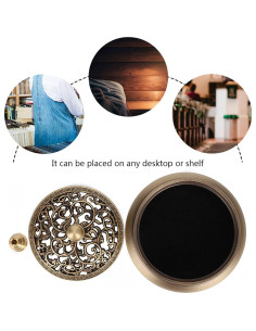 Soporte para Incienso LIZEALUCKY con Algodón Ignífugo 2