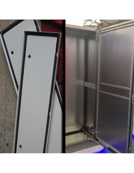 Bisel de borde de goma Tintvent 5 pies negro PVC