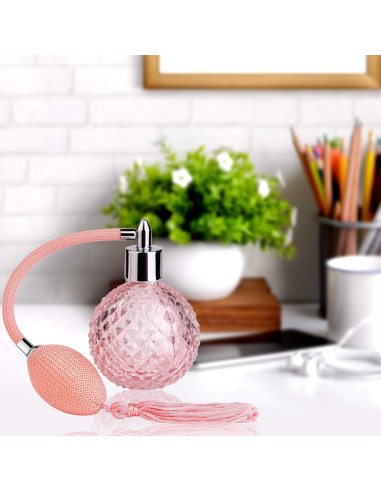 Botella de Perfume Vintage Lamoutor 100ml Rosa Recargable