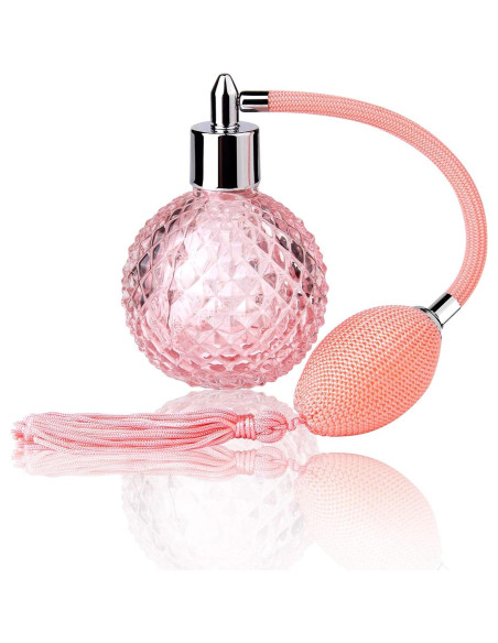 Botella de Perfume Vintage Lamoutor 100ml Rosa Recargable