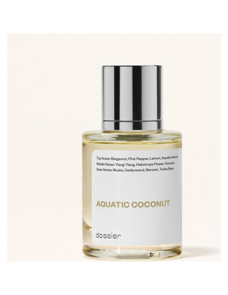 Dossier Coco Acuático 50ml - Fragancia Unisex Inspirada en Beach Walk