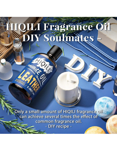 Aceite de Fragancia HIQILI Cuero 100 ml - Aromaterapia y DIY