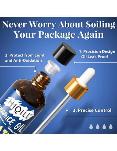 Aceite de Fragancia HIQILI Cuero 100 ml - Aromaterapia y DIY