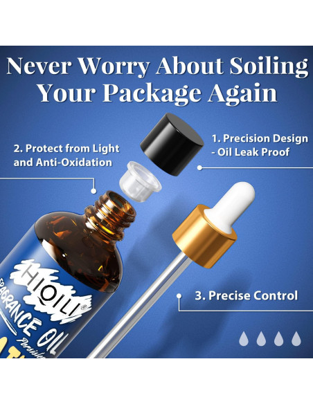 Aceite de Fragancia HIQILI Cuero 100 ml - Aromaterapia y DIY