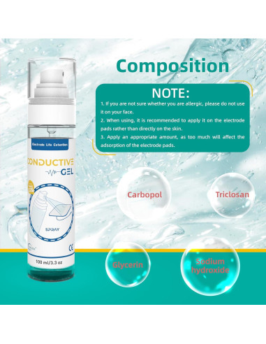 Gel Conductivo ReaJoy 100ml para Electrodos TENS y EMS