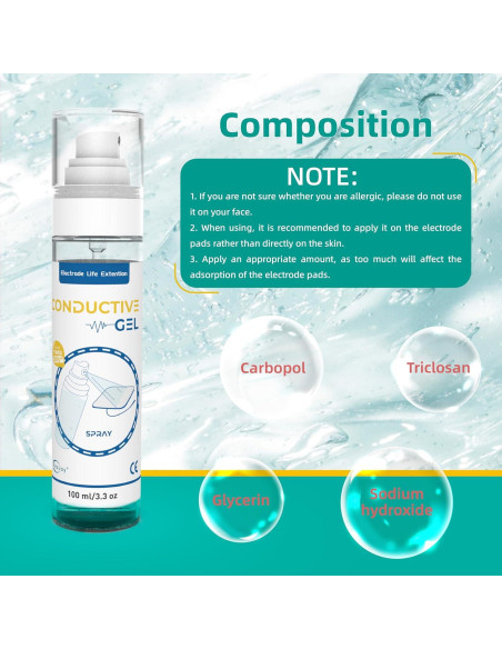 Gel Conductivo ReaJoy 100ml para Electrodos TENS y EMS