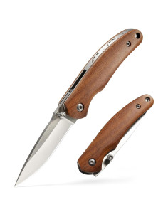 Cuchillo de Bolsillo BARRYSAIL Plegable 60.96 mm Mango Madera