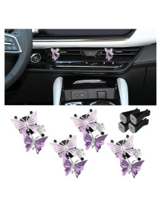4 Ambientadores de Aire para Auto QZTYTY Clip Ventilación