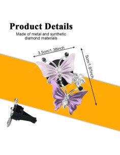 4 Ambientadores de Aire para Auto QZTYTY Clip Ventilación 2