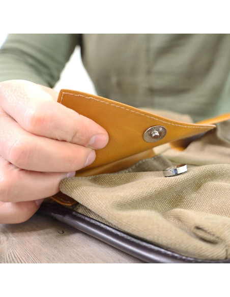 Bolsa de Aseo Vetelli para Hombres - Cuero Resistente al Agua