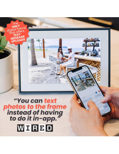 Marco de fotos digital Loop 10.1" Wi-Fi HD táctil negro 2