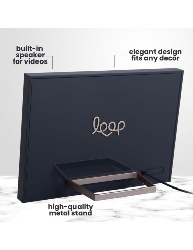 Marco de fotos digital Loop 10.1" Wi-Fi HD táctil negro