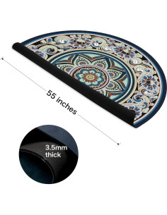 Alfombrilla de Yoga Knsbk Redonda 1.4m Antideslizante 3.5mm 2