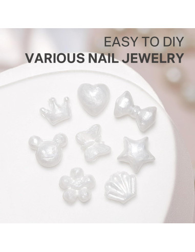 Gel de Esculpido 3D MIZHSE Perla 30g para Uñas Decorativas