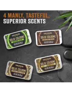 Viking Revolution 4 Pack Colonias Sólidas para Hombres 14g 2