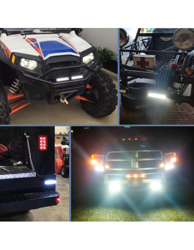 Luces de Niebla LED Nilight 18W 2PCS Impermeables 15019S-B