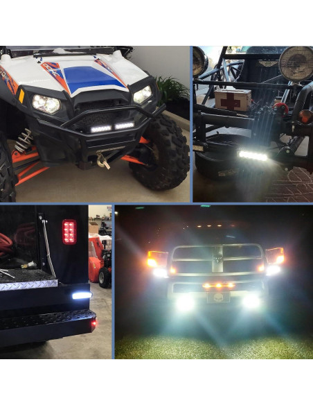 Luces de Niebla LED Nilight 18W 2PCS Impermeables 15019S-B