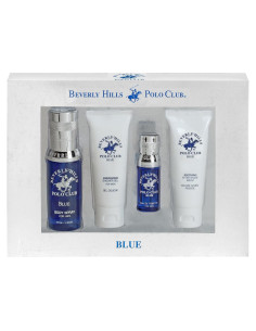 Conjunto de regalo 4 piezas Beverly Hills Polo Club - Eau De Toilette, spray corporal, after shave y gel de ducha