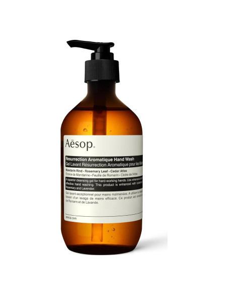 Jabón de Manos Aesop Resurrection 500mL - Limpiador Suave