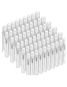 Fandamei 60PCS Botellas Mini Spray Rellenables 5ml Plástico