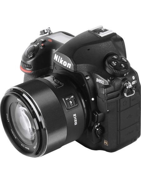 Lente Meike 85mm f/1.8 para cámaras Nikon F - Enfoque Automático Lente Meike 85mm f/1.8 para cámaras Nikon F - Enfoque Automático