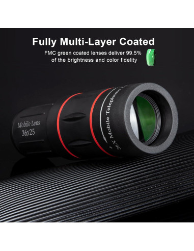 Lente Telefoto 36X MoYinG para iPhone y Android - HD