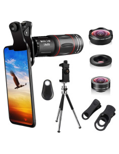 Kit de Lentes para Cámara de Teléfono Móvil MOCALACA 4 en 1
