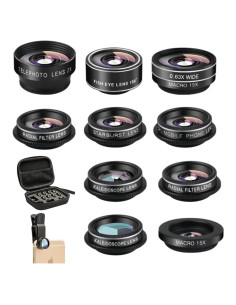 Kit de Lentes para Cámara de Teléfono MOCALACA 11 en 1