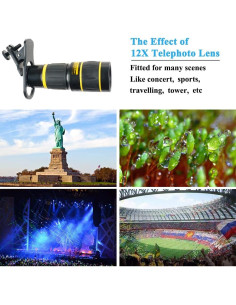 Kit de Lentes 6 en 1 SEVENKA para Teléfono Móvil - Telefoto 18X 2