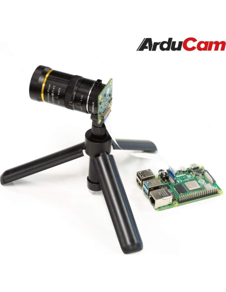 Lente Zoom C-Mount 8-50mm Arducam para Raspberry Pi HQ