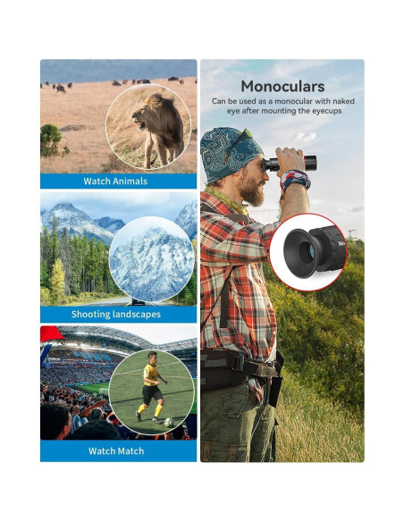 Kit de Lentes para Teléfonos APEXEL 4 en 1 con Trípode