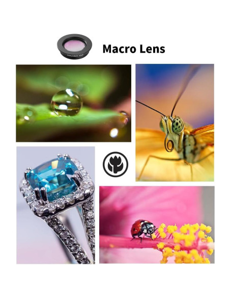 Kit de Lentes para Teléfonos APEXEL 4 en 1 con Trípode