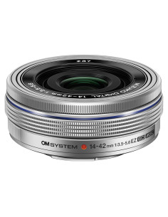 Lente OM SYSTEM M.Zuiko 14-42mm F3.5-5.6 EZ Plata para Micro Cuatro Tercios