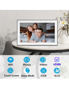 Marco de Fotos Digital Churui 15.6" FHD 32GB WiFi Blanco 2