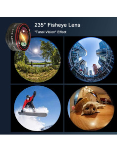 Kit de Lentes para Cámara de Teléfono Bostionye 10 en 1 2