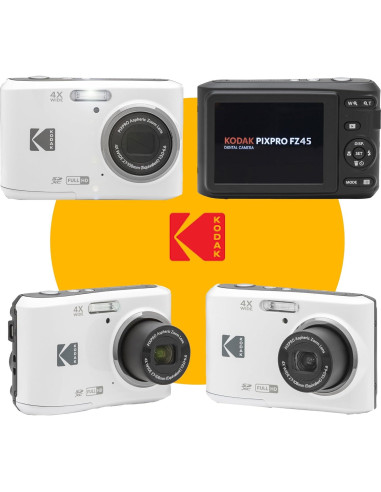 Cámara Digital Kodak Pixpro FZ45 16MP Zoom 4X Lente 27mm