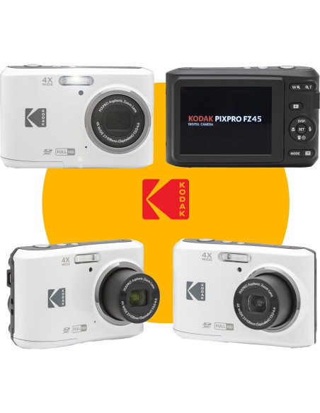 Cámara Digital Kodak Pixpro FZ45 16MP Zoom 4X Lente 27mm Cámara Digital Kodak Pixpro FZ45 16MP Zoom 4X Lente 27mm