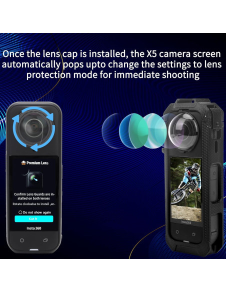 Kit de Protección Completo para Cámara Insta360 X5 - 6 en 1 Kit de Protección Completo para Cámara Insta360 X5 - 6 en 1