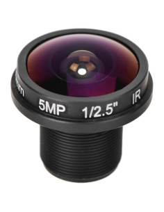 Lente Fisheye 1.8mm 5MP HD 180 M12x0.5 para CCTV