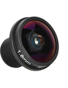 Lente Fisheye 1.8mm 5MP HD 180 M12x0.5 para CCTV 2