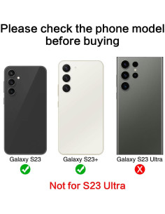 Kit Reemplazo Lente de Cámara ASDAWN para Samsung Galaxy S23/S23+ 2