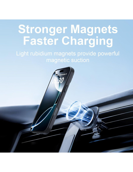 Funda TechSolu para iPhone 16 Pro Max con Soporte y Carga Inalámbrica