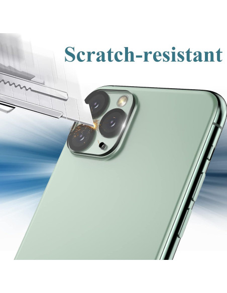 3 Protectores de Lente de Cámara Vidrio Templado iPhone 11 Pro/Max