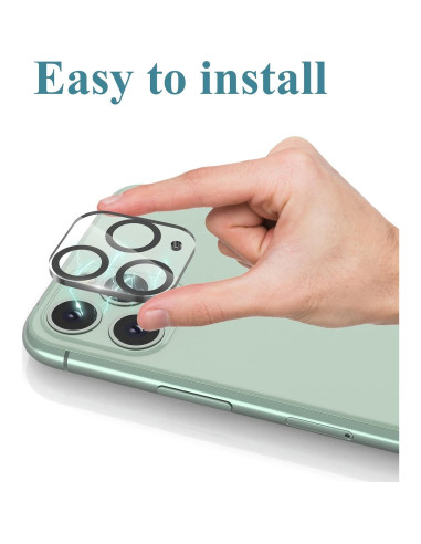 3 Protectores de Lente de Cámara Vidrio Templado iPhone 11 Pro/Max